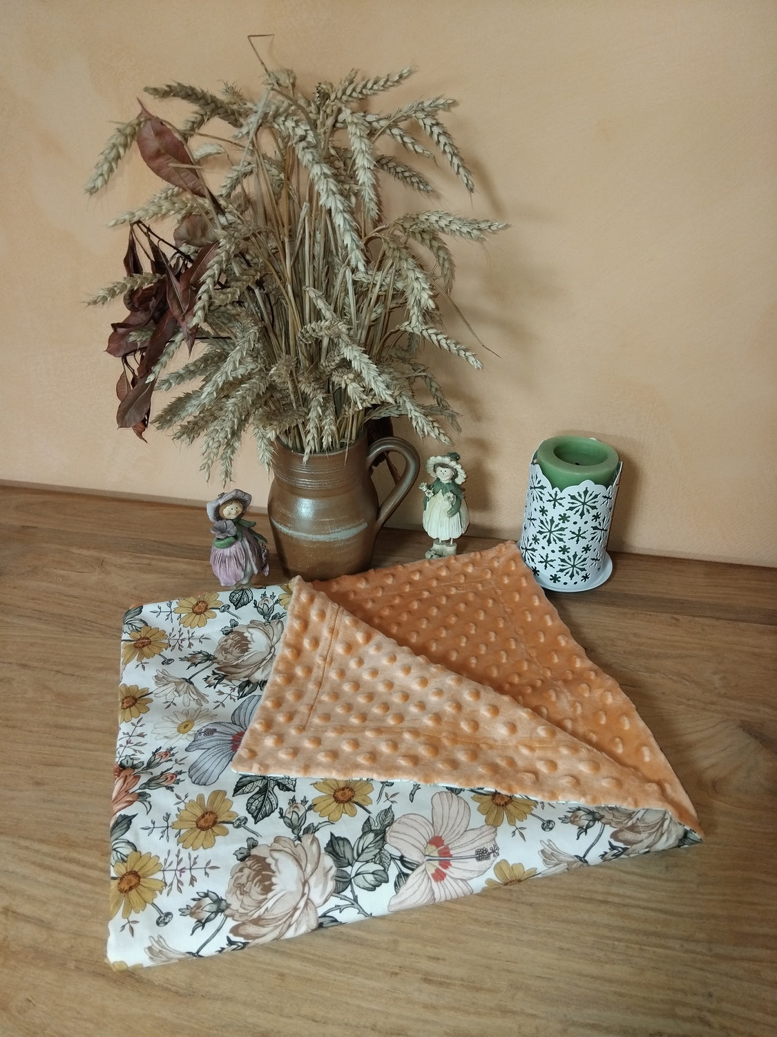 Couverture mi-saison bébé fait main