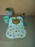 bavoirs coton éponge bambou lavable