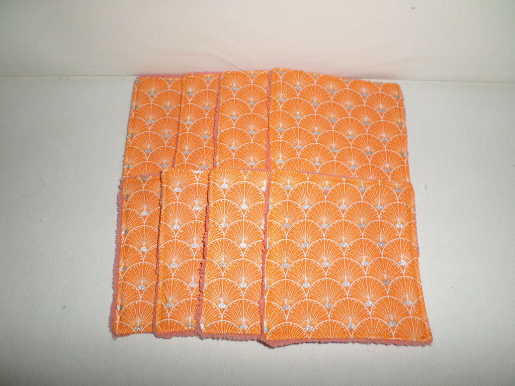 Les 8 lingettes en coton seules