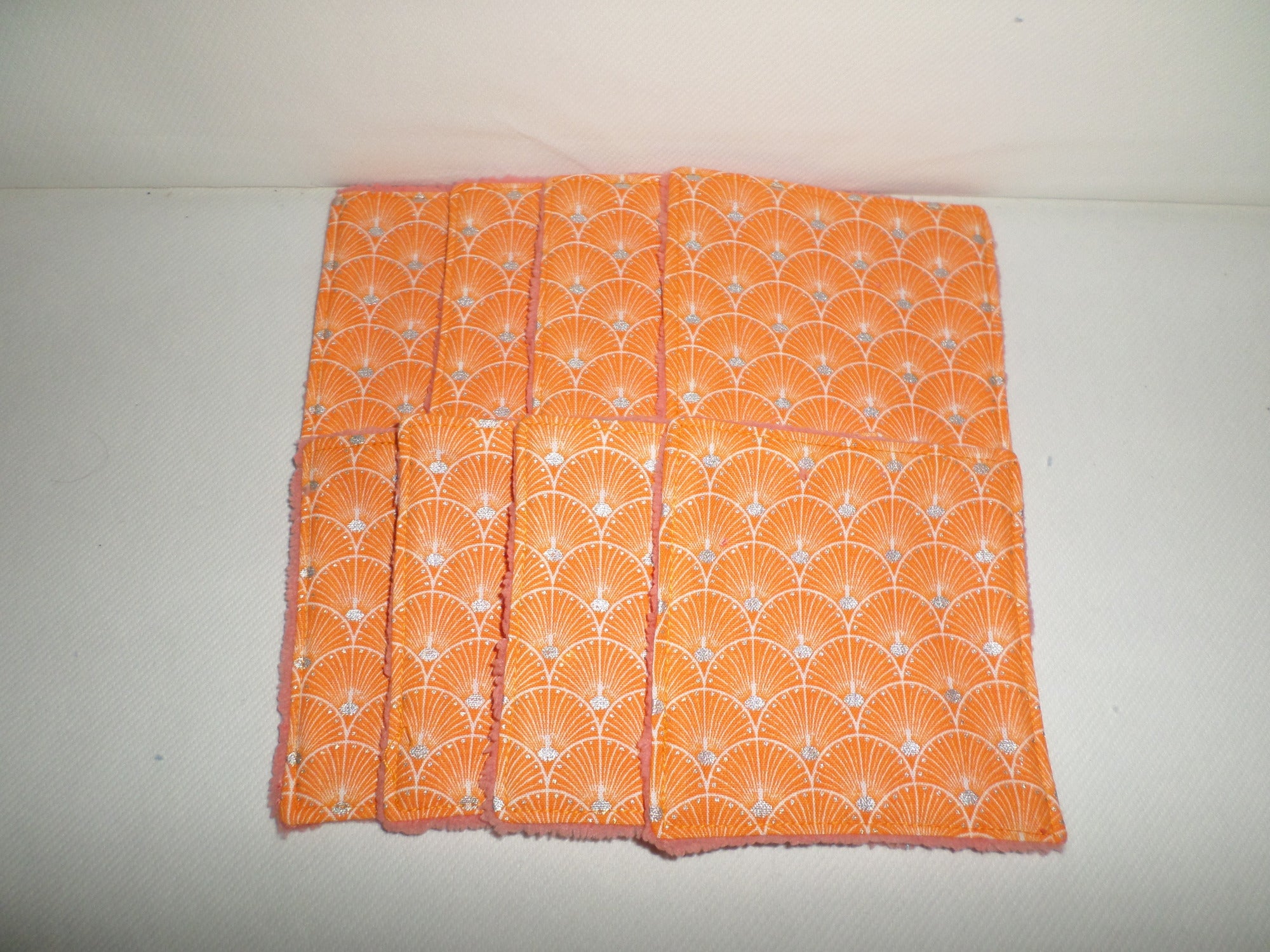 Les 8 lingettes en coton seules