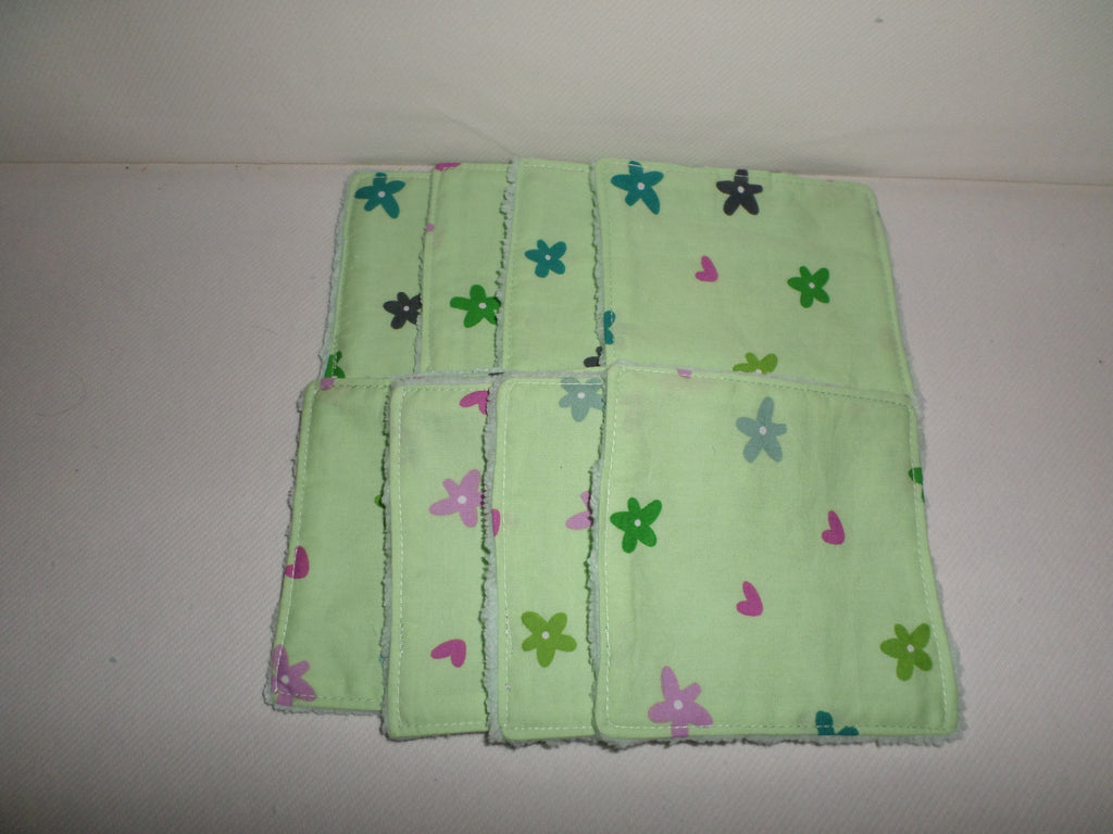 Les 8 lingettes en coton seules