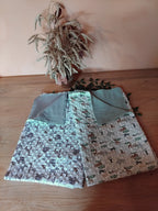 couverture  bébé, deux motifs aux choix alliant minky et gaze de coton légère 