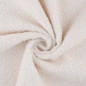Bouclette TEDDY blanche pour confectionné vos sac bandoulière