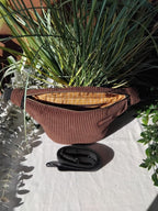 Sac banane homme colori chocolat